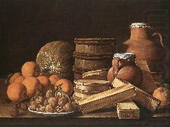 Classical Still Life, Fruits on Table, unknow artist